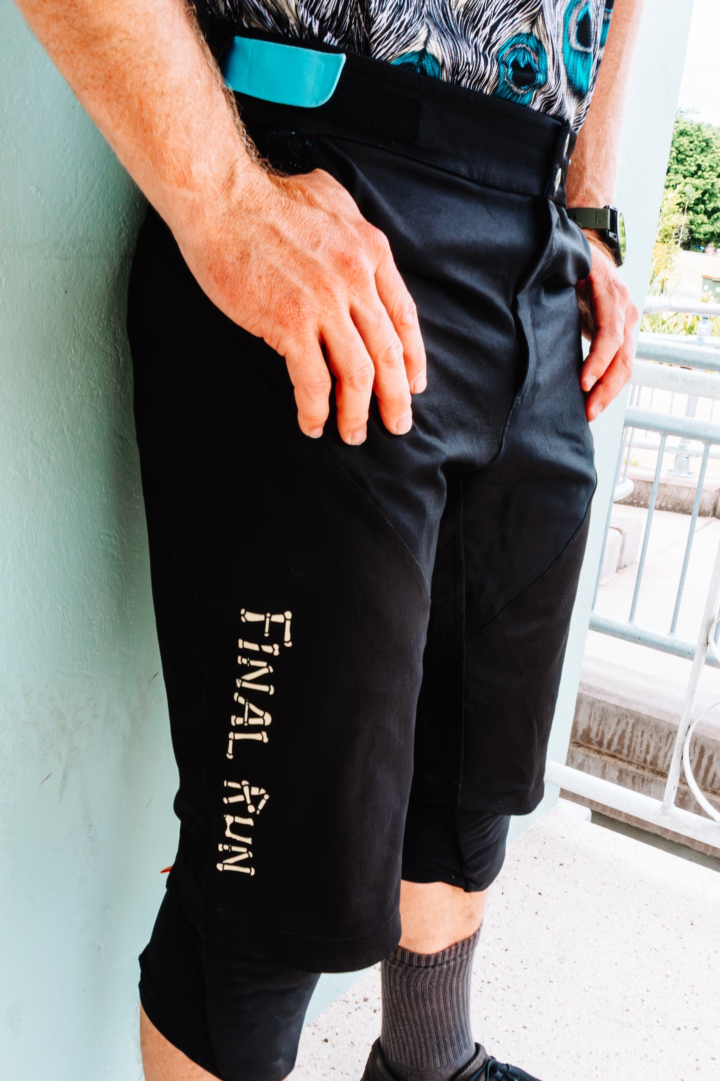 the "Peacock" shorts