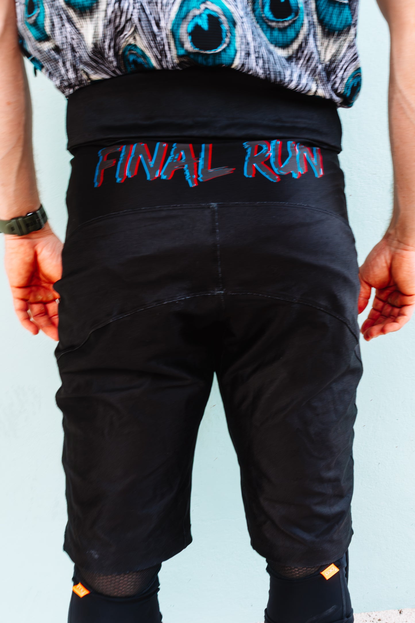 the "Peacock" shorts