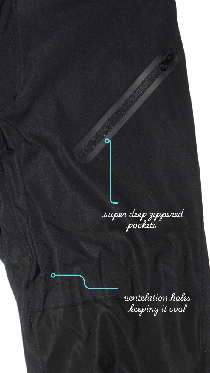 The "Back in black" MTB Pant
